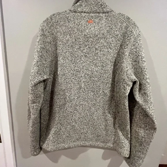 Cabela's XPG Jacket Men's L Gray Crème Extreme Performance Gear Full Zip Fleece - Picture 6 of 6